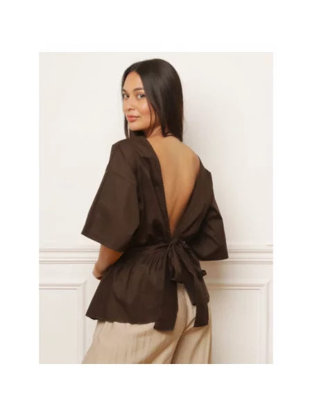 Bluză La Modeuse maro