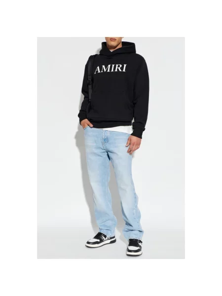 Bluza z kapturem Amiri z kapturem czarna