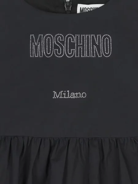 Sukienka dziecięca Moschino czarna