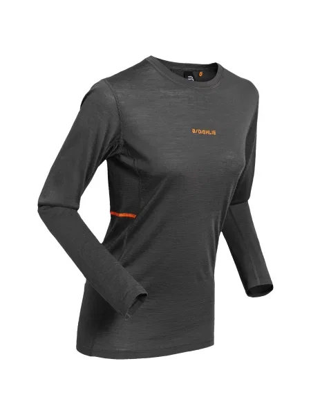 Koszulka termoaktywna z długim rękawem Daehlie Sportswear Performance czarna