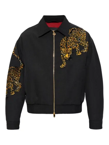 Яке Versace с принт черно