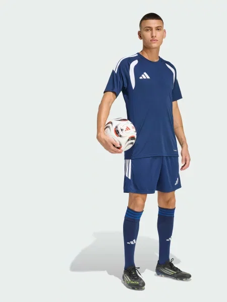 Переработанный футболка Adidas синяя