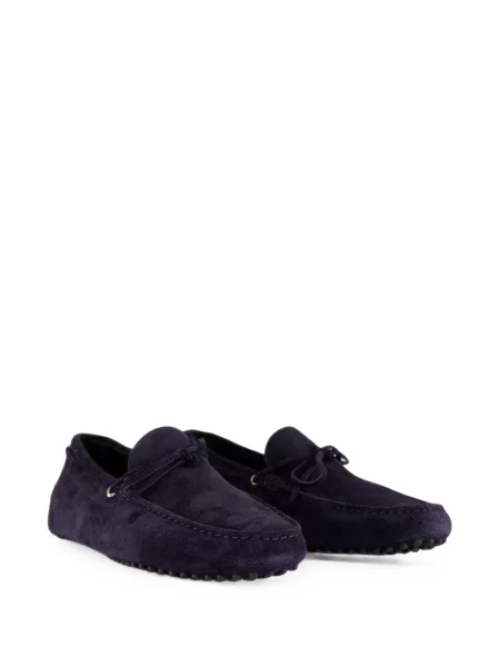 Pantofi loafer Aurélien din piele de căprioară albastru