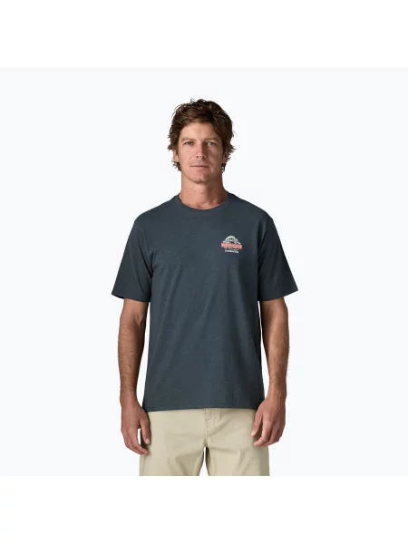 Tricou pentru bărbați Patagonia Great Waves Responsibili-Tee summit blue albastru