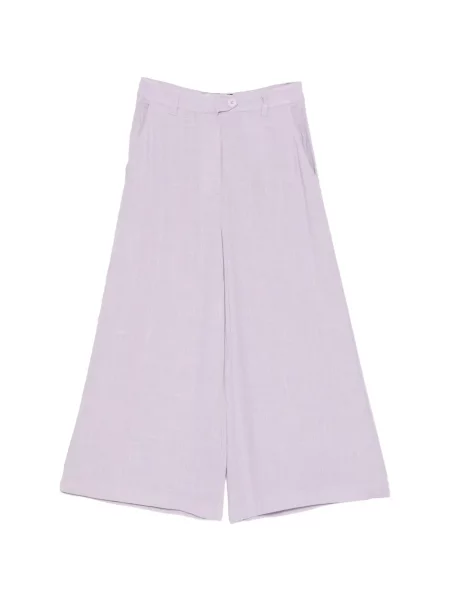 Pantaloni Love Moschino cu autograf violet