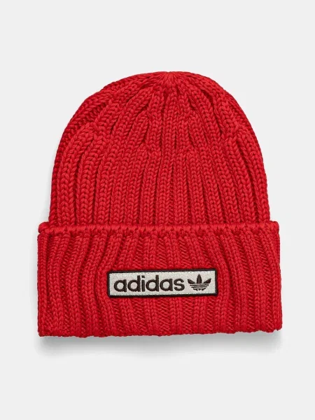 Шапка adidas Originals от червено
