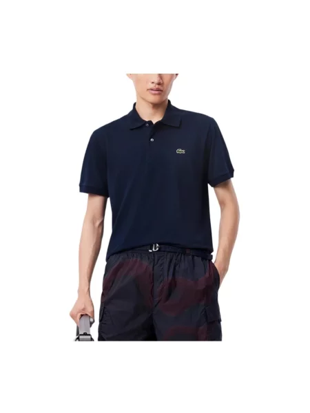 Koszulka polo Lacoste w miejskim stylu niebieska