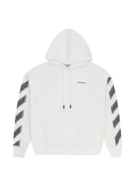 Hanorac cu glugă Off-white alb