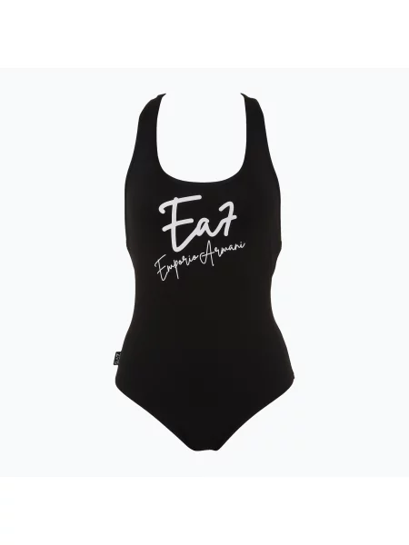 Купальник суцільний Emporio Armani Maxi Logo One Piece black чорний