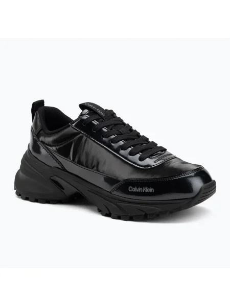 Дамски обувки Calvin Klein Hike Runner Lace Up Pearl Nylon triple black черно