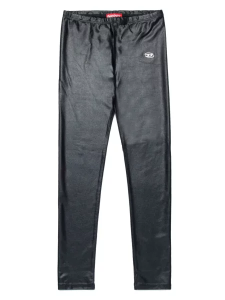 Legginsy dziecięce Diesel czarne
