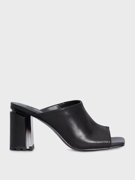 Кожаные мюли Prpy черные