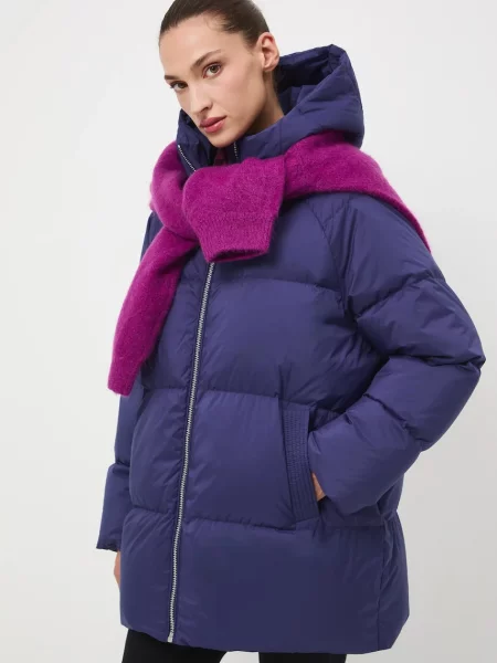 Medicine kurtka puchowa zimowa oversize fioletowy