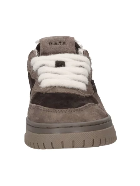 Sneakersy D.a.t.e. skórzane brązowe