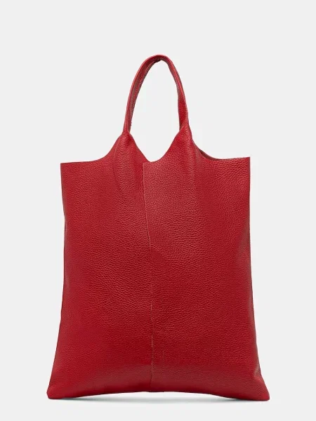 Кожена чанта Answear.LAB червено