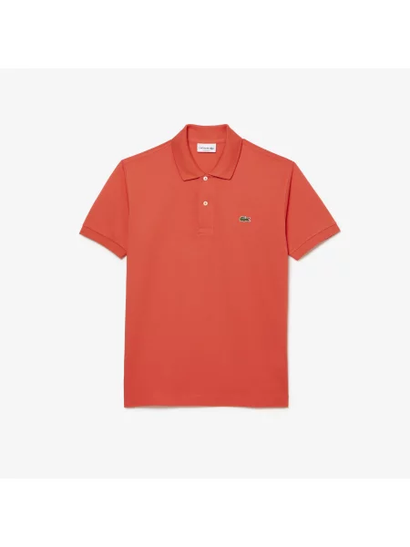 Lacoste Koszulka Polo Oryginał Petit Piqué pomarańczowa