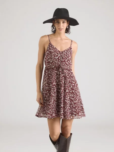 ABOUT YOU Rochie de vară Caroline roșu merlot alb