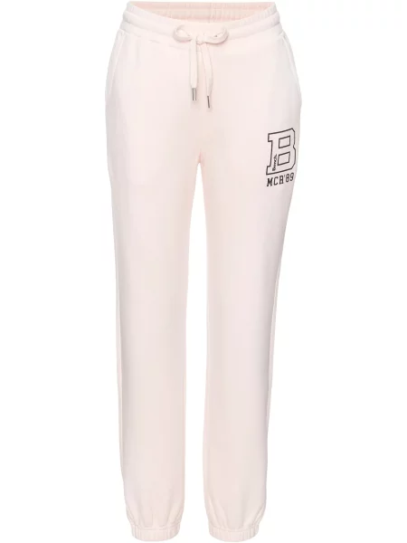 BENCH Pantaloni roz negru