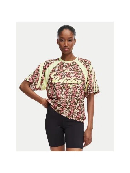 Adidas T-Shirt Adidas X Farm Rio House Of Tiro ροζ
