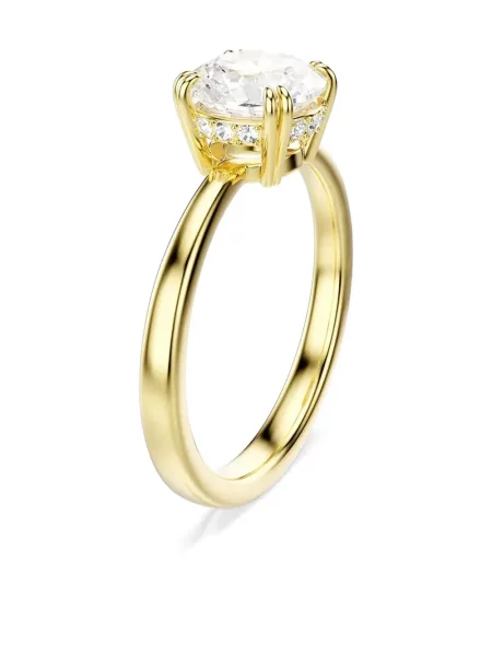 Δαχτυλίδι Swarovski χρυσό
