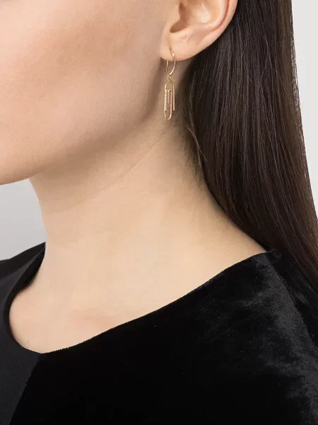 Auskarai Aurelie Bidermann geltona