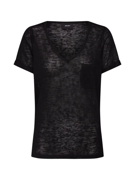 OBJECT Tricou Tessi' negru