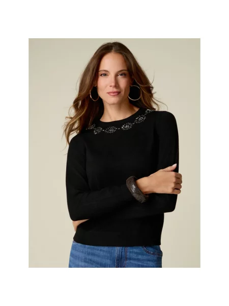 Sweter Oltre czarny
