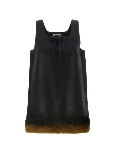 Rochie Miu Miu de lână negru