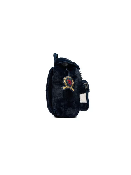 Ruksak Tommy Jeans Tjw Archive Fur Backpack Tamnoplava plava