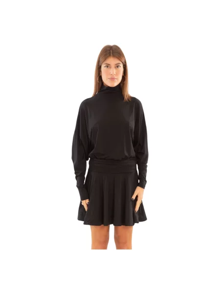 Sukienka Pinko z dżerseju czarna