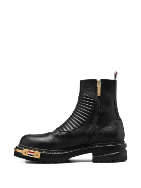 Botine Thom Browne din piele negru