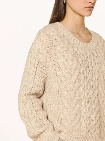 Mrs & Hugs Sweter beige beżowy
