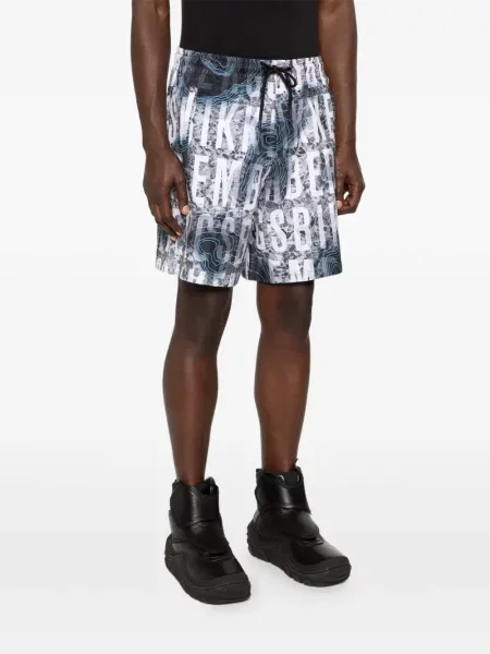 Pantaloni scurți Dirk Bikkembergs alb