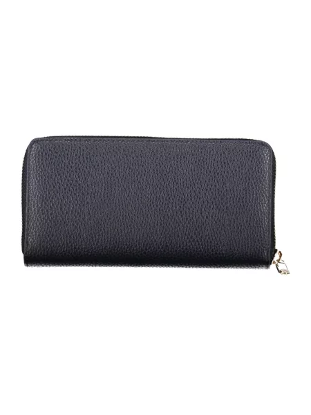 Lniany portfel Tommy Hilfiger czarny