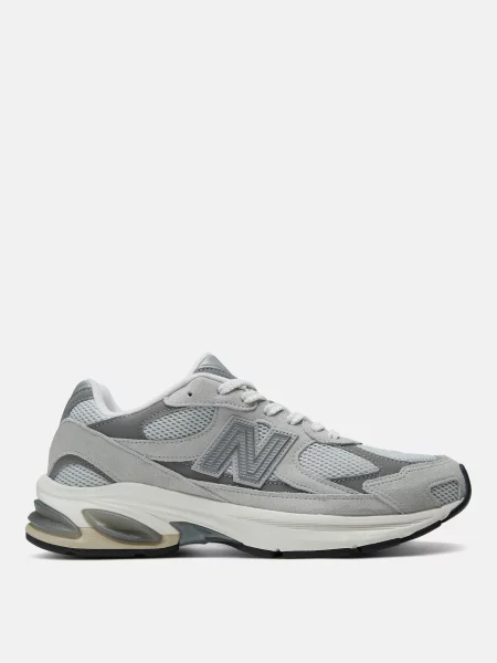 Замшевые кроссовки New Balance серые