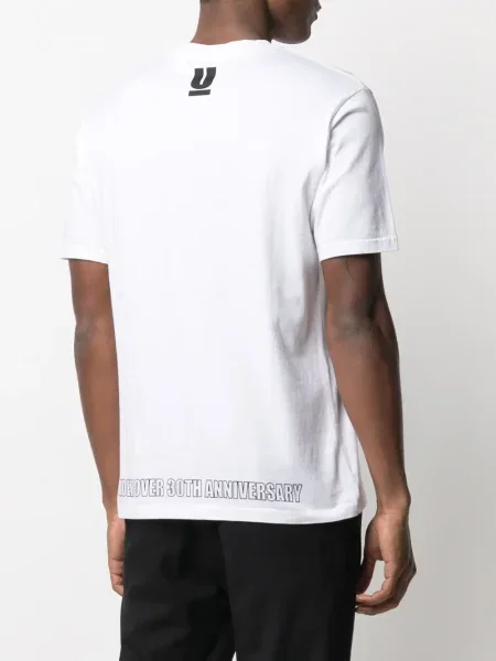 Tricou Undercover cu imagine alb