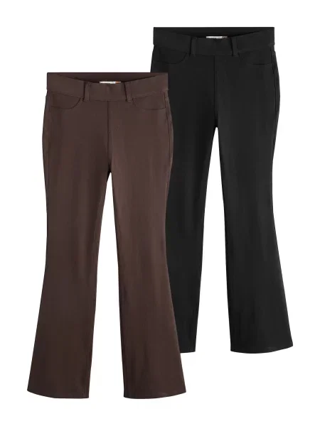 Next Jeggings maro închis negru