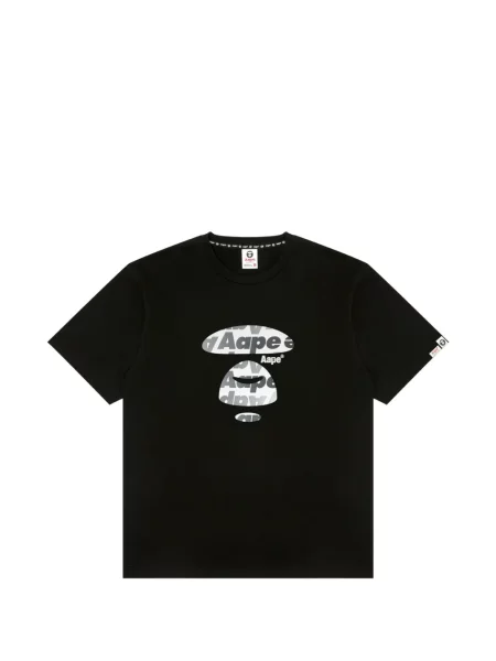 Tricou Aape By A Bathing Ape cu imagine negru
