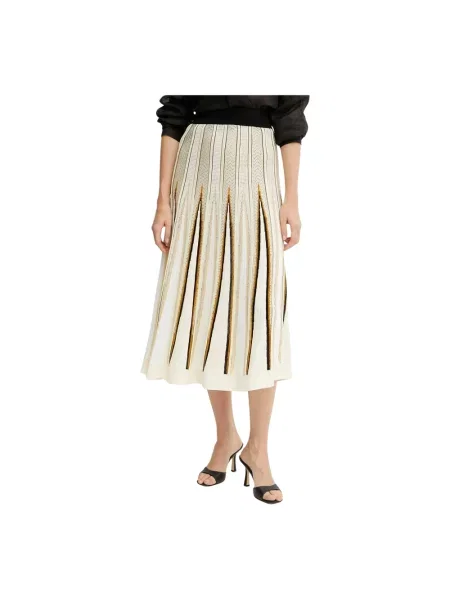 Forte Forte spódnica maxi rozkloszowana my skirt beżowy