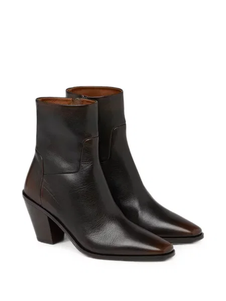 Botine Marsell din piele maro