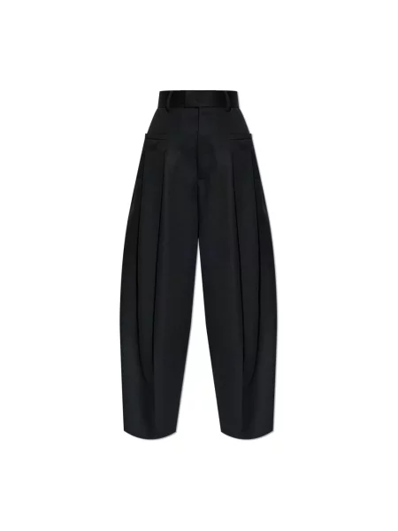 Spodnie Dsquared2 wełniane czarne