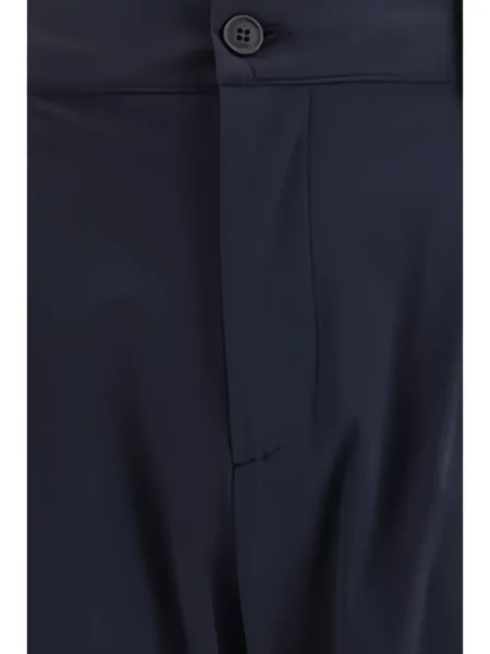 Pantaloni Cruna plisate albastru