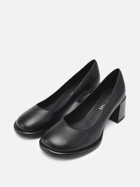 Шкіряні Туфлі-човники YUKI чорний