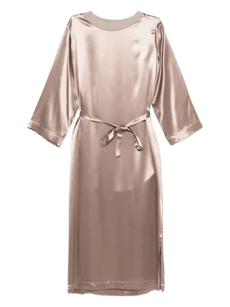Rochie midi Peserico din satin până la genunchi de costum