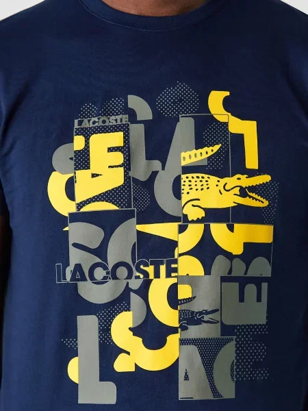 Lacoste Футболка Темно-синій синя