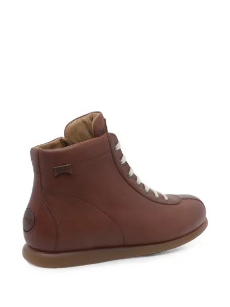 Botine Camper cu șireturi din dantelă maro