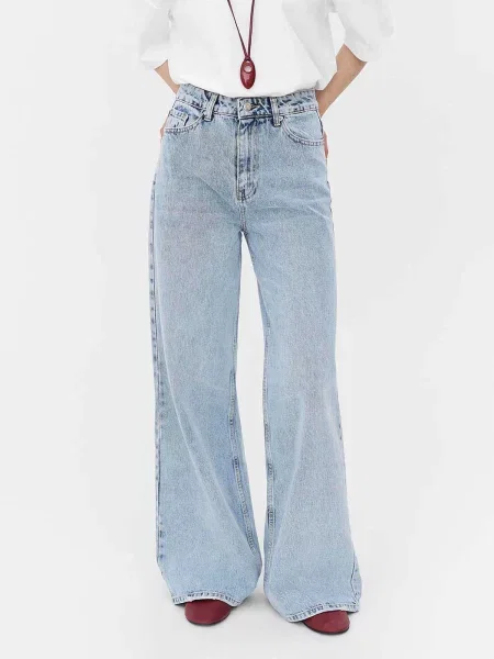 Широкі джинси FASHIONISTA блакитний