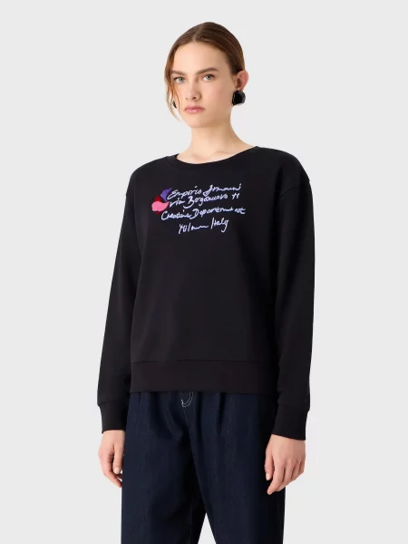 Світшот Emporio Armani синій