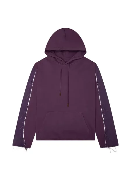 Hanorac cu glugă Honor The Gift zdrențuiți violet