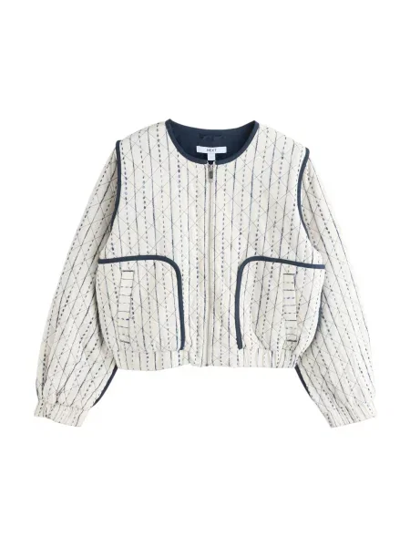 Next Geacă de primăvară-toamnă ecru / marin / opal albastru